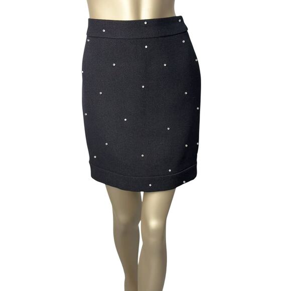 Chanel Mini Crystal Embellishment Skirt Sz.38 - Picture 1 of 8